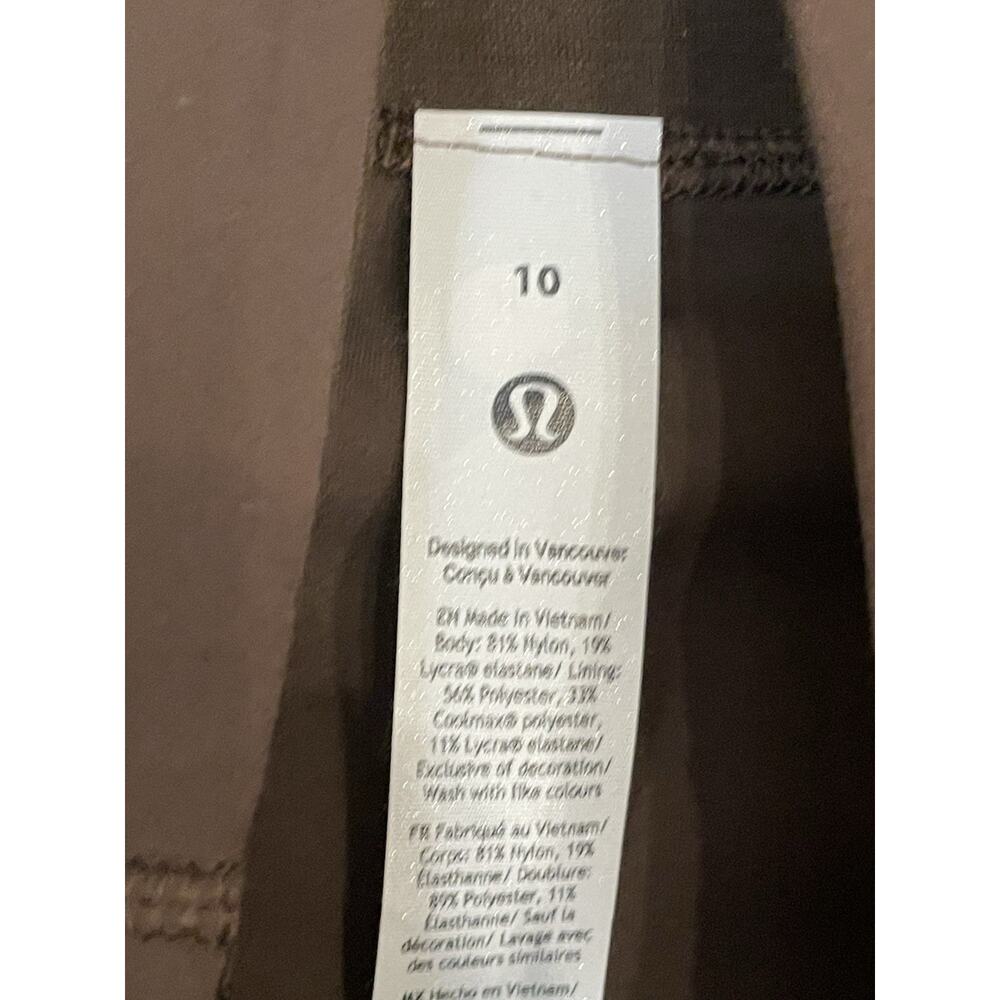 LULULEMON Define Jacket Espresso Brown Size 10 NWOT - Picture 2 of 3